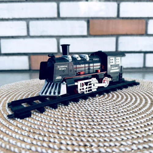 Electric train set with number 8 tracks