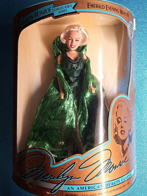 Κούκλα Marilyn Monroe Emerald Evening καινούργια, American Beauty Classic Collection 1993