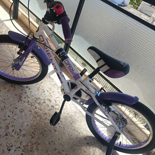 Bicycle new, used once outdoors, no scratches