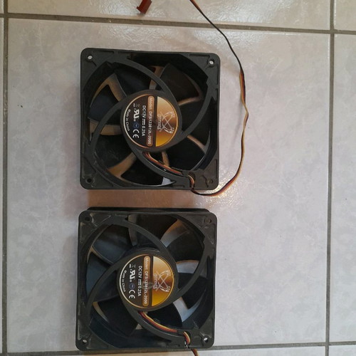 Ανεμιστήρες PC Scythe Ultra Kaze μεταχειρισμένοι, πακέτο 2, 120 mm πάχος 38 mm