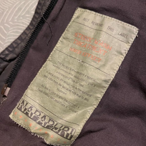 Napapijri 2-in-1 jacket used, black and gray