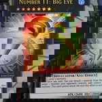 Number 11: Big Eye Yu-Gi-Oh! κάρτα σαν καινούργιο