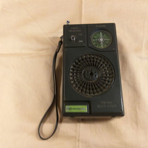 Riviera transistor radio from Hong Kong 1965-1966