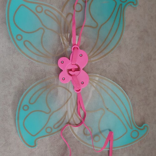 Children's Butterfly Fairy Wings turquoise-pink like new