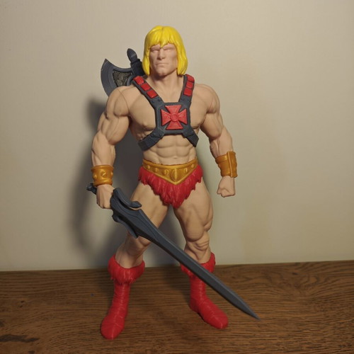 He-Man 3D Print Figure 24 cm like new, plastic PLA