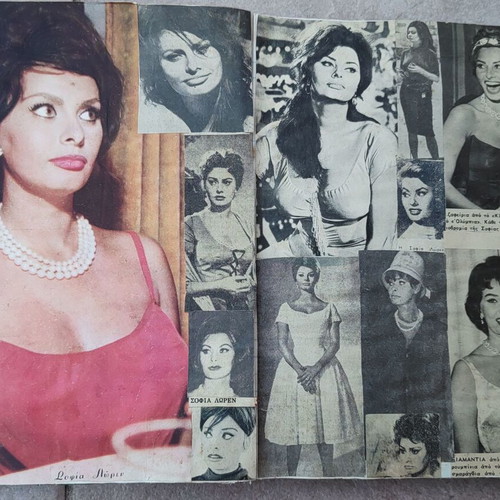 Album with actor photo clippings No2, 50 pages, 17x25cm