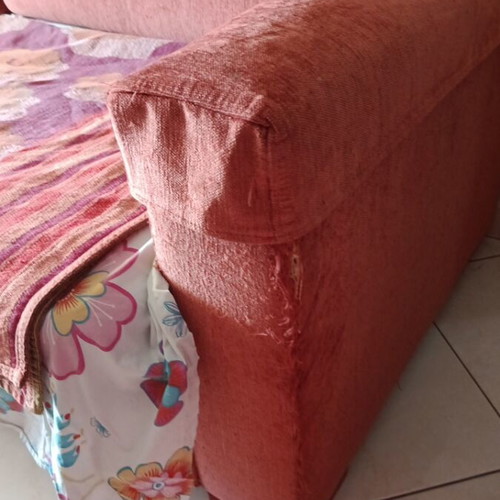 Living room set with two sofas, storage space