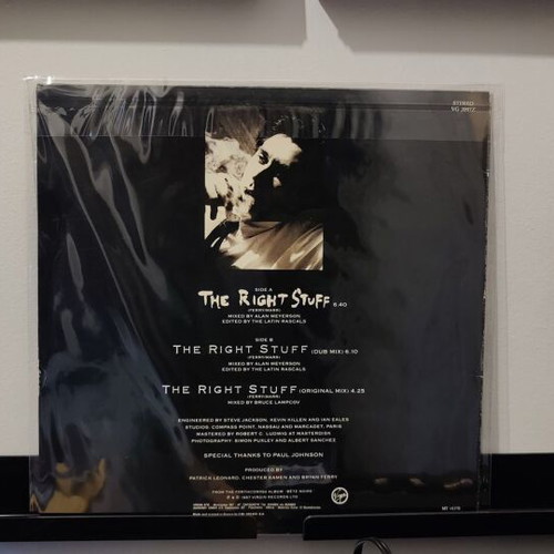 Bryan Ferry The Right Stuff 12" vinyl used, electronic