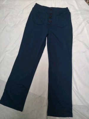 Women's blue high-waisted sweatpants like new