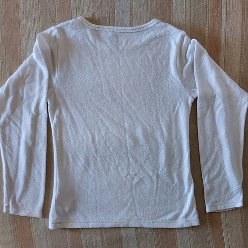 Orchestra Christmas shirt 128 cm like new, white for 8 years old