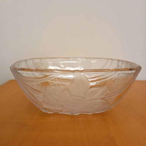 Crystal square fruit bowl new