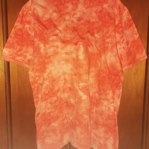 Hugo Boss cotton t-shirt used, size large, orange
