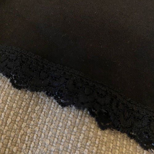 Karavan shorts with lace Medium like new, black