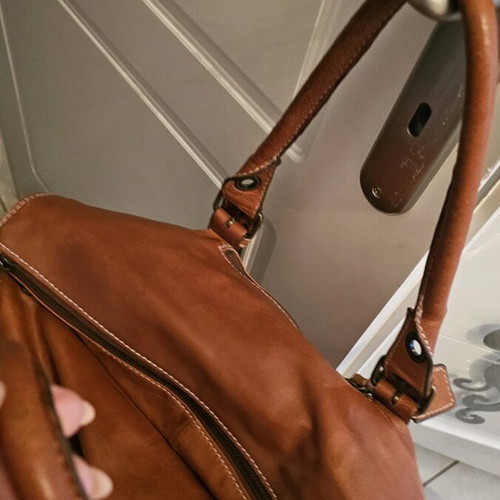 Tabitha shoulder bag used, brown leather