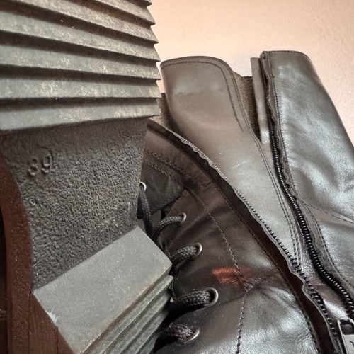 A.L.E. leather boots No 39 used, black