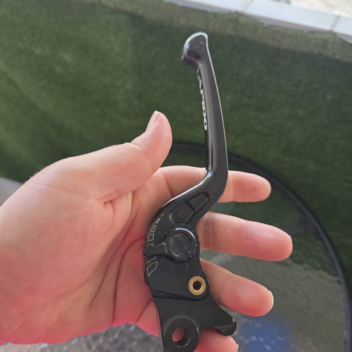 Brake and clutch levers like new, gold and black