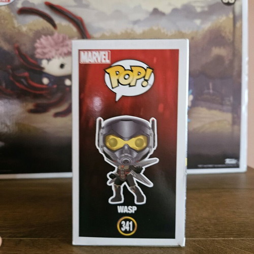 Funko POP! Marvel Ant-Man and the Wasp Wasp (Unmasked) (Chase) #341 used vinyl figure