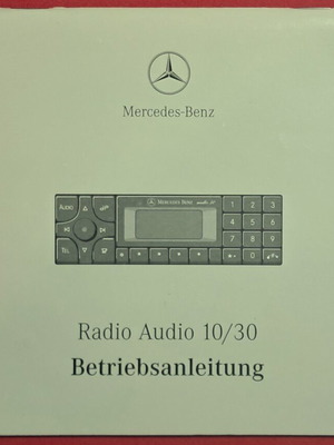 Mercedes Becker Radio Audio 10/30 user manual used