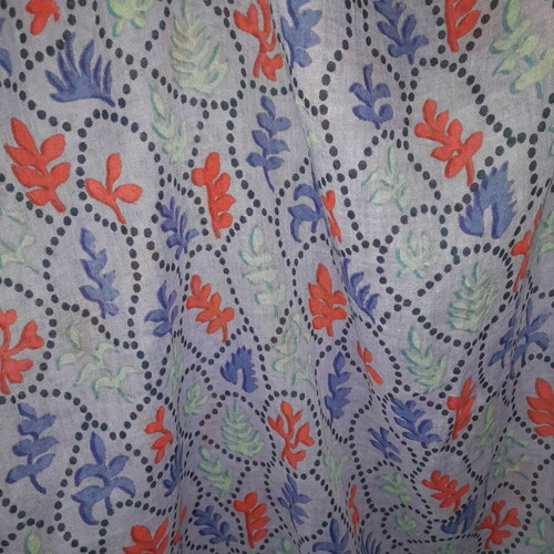 Benetton summer pashmina large, like new, blue multicolor