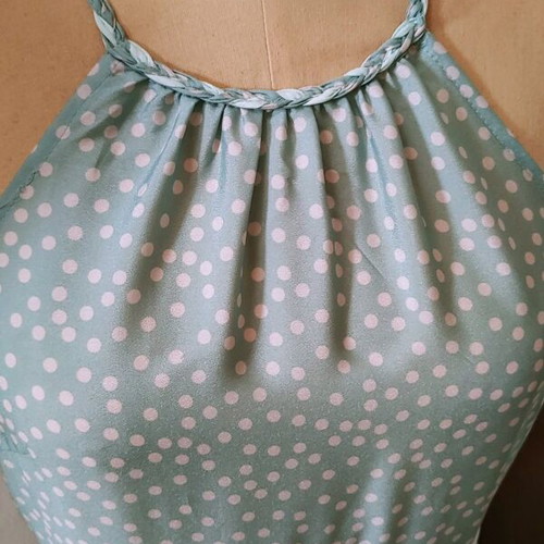 Promod polka dot summer dress like new, size M-L