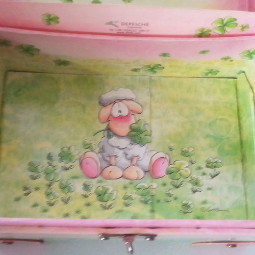 Vintage Diddl Depeche jewelry box used