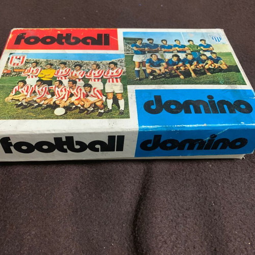 Olympiakos - Ethnikos Piraeus domino game used, 1970s