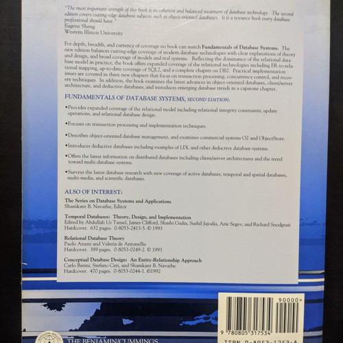 Fundamentals of Database Systems (Second Edition) like new