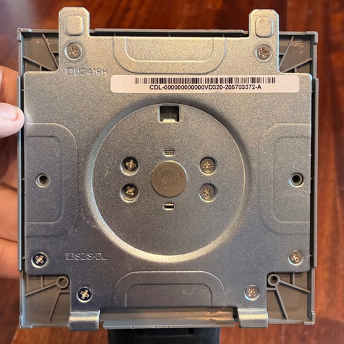 Dell U2419H monitor stand used with height and tilt adjustment