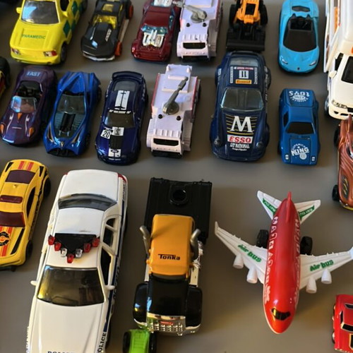 Set of 26 toy cars