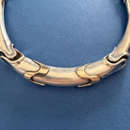 Minas The Universal Joint Choker vintage silver 925 & gold necklace
