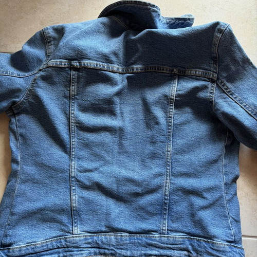 Denim jean jacket Bershka medium vintage style like new, blue