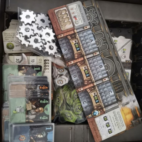 Corrosion board game new, premium sleeves