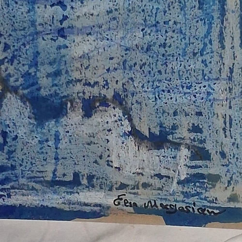 Original painting by Elsa Magazian, 35 × 50 cm