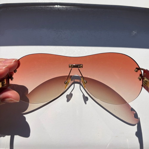 Gianfranco Ferré Sunglasses like new, pink Y2K