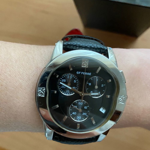 GF Ferre women's watch with leather strap used