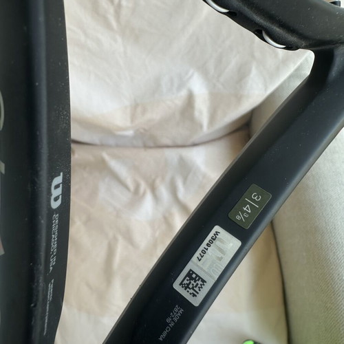 Wilson Blade 100 and Wilson Clash 120 tennis rackets used