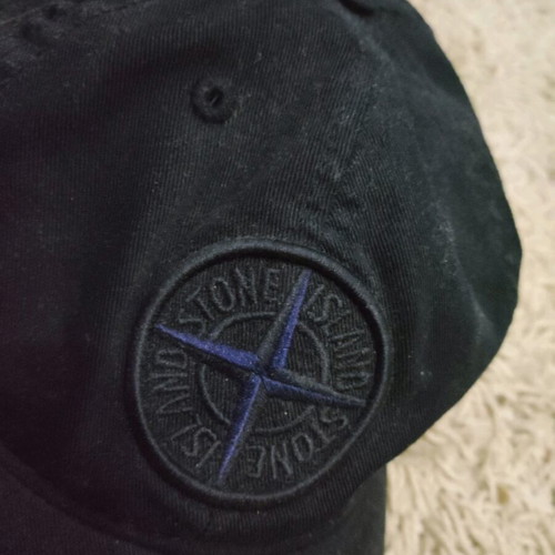 Stone Island cap new, black, one size