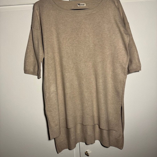 Tezenis blouse with 3/4 sleeves new, very soft, beige