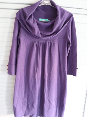Purple blouse used, size L / 40 / 12, MD'M