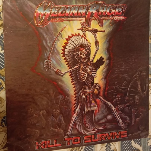 Meliah Rage Kill to Survive vinyl record used, metal, 1988 first edition