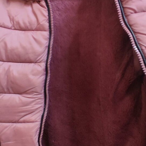 Pink jacket like new, size M, warm with fleece lining