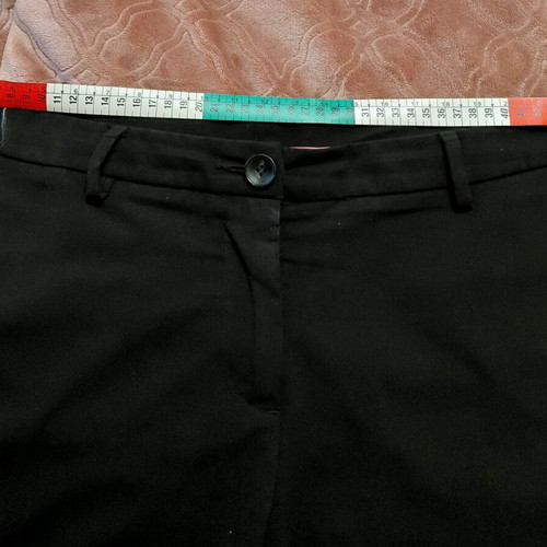 Benetton Pants Alpha Line Black Fabric like new size 48