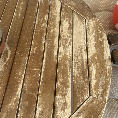 Folding Balcony Table wooden used