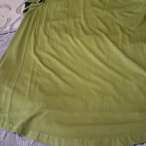 Italian blouse Interno 3 with silk used, pistachio color