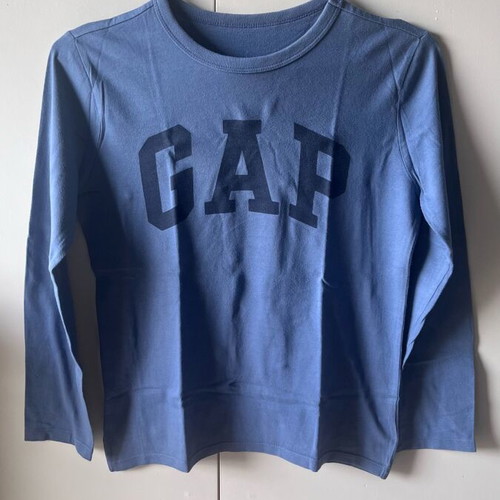 GAP long sleeve shirt used, 10-11 years, gray and blue