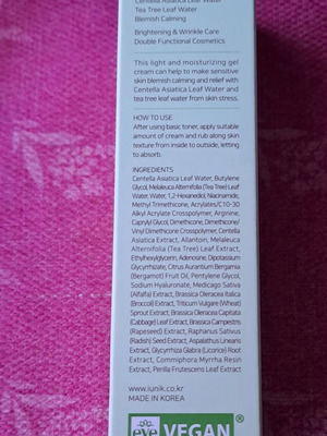 iUNIK Centella Calming Cream and Serum new for oily to combination skin
