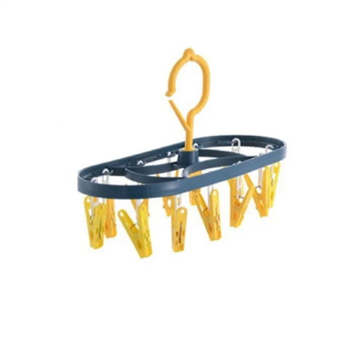 Oval drying rack with 12 clothespins new