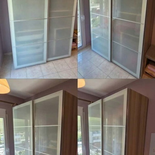 IKEA wardrobe with sliding doors, like new, 1.50x2.36x0.65 m
