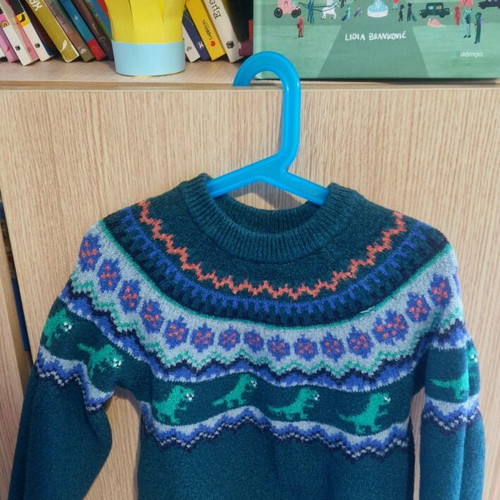 Marks & Spencer festive sweater like new, multicolored green