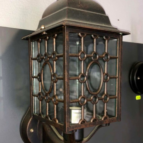 Aluminum Lantern Wall Light new